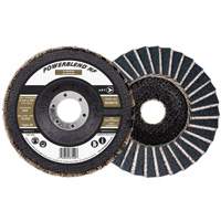 POWERBLEND NF Flap Disc, 4-1/2" x 7/8", Type 29, Z60 Grit, Zirconia Alumina TGS INDUSTRIEL