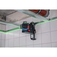 Laser dalignement/nivellement 360 connect&eacute; &agrave; faisceau vert &agrave; trois points TGS INDUSTRIEL