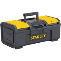 Boîte &agrave; outils, 16" la x Noir/Jaune TGS INDUSTRIEL