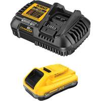 XR POWERPACK Battery & Charger Kit, Lithium-Ion, 20 V, 4 Ah TGS INDUSTRIEL