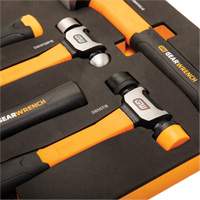 Mixed Hammer Set in Foam Storage Tray, 5 Pieces TGS INDUSTRIEL
