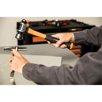 Ball Pein Hammer, 32 oz. Head Weight, Plain/Polished Face, Fibreglass Handle TGS INDUSTRIEL