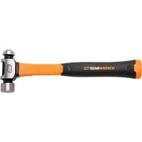 Ball Pein Hammer, 16 oz. Head Weight, Plain/Polished Face, Fibreglass Handle TGS INDUSTRIEL