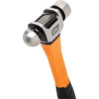 Ball Pein Hammer, 16 oz. Head Weight, Plain/Polished Face, Fibreglass Handle TGS INDUSTRIEL