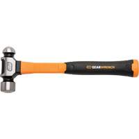 Ball Pein Hammer, 24 oz. Head Weight, Plain/Polished Face, Fibreglass Handle TGS INDUSTRIEL