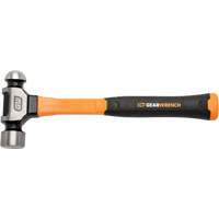 Ball Pein Hammer, 32 oz. Head Weight, Plain/Polished Face, Fibreglass Handle TGS INDUSTRIEL