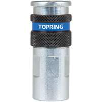 Raccord industriel rapide QUIKSILVER 2, Acier zingu&eacute;, 1/4", NPT femelle, 362 PSI TGS INDUSTRIEL