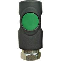 Raccord rapide TOPQUIK S1 Ultraflo 7,8 mm, Composite en polyester/Acier inoxydable, 1/4", NPT femelle, 174 PSI TGS INDUSTRIEL