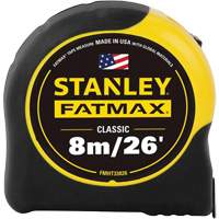 Ruban &agrave; mesurer FATMAX, 1-1/4" x 26'/8 m, Marques de goujon Imp&eacute;rial & m&eacute;trique TGS INDUSTRIEL