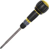 Tournevis &agrave; cliquet Fastbit Tru-Grip, embouts Phillips et &agrave; fente, 8-1/2" lo, Prise Plastique/Coussin&eacute;e TGS INDUSTRIEL