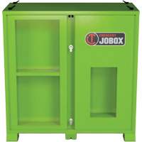 Armoire de rangement d'&eacute;PI sur place, Acier, Vert lime haute visibilit&eacute; TGS INDUSTRIEL