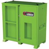 Armoire de rangement d'&eacute;PI sur place, Acier, Vert lime haute visibilit&eacute; TGS INDUSTRIEL