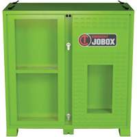 Armoire ventil&eacute;e pour le rangement d'&eacute;PI sur place, Acier, Vert lime haute visibilit&eacute; TGS INDUSTRIEL