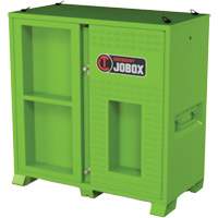 Armoire ventil&eacute;e pour le rangement d'&eacute;PI sur place, Acier, Vert lime haute visibilit&eacute; TGS INDUSTRIEL