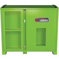 Armoire ventil&eacute;e pour le rangement d'&eacute;PI sur place, Acier, Vert lime haute visibilit&eacute; TGS INDUSTRIEL