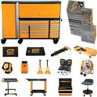 MEGAMOD Mechanics Tool Set in Premium Modular Foam Trays with Tool Storage & Shop Equipment, 1629 Pieces TGS INDUSTRIEL