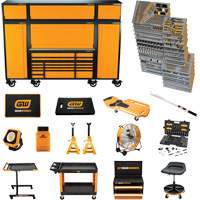 MEGAMOD Mechanics Tool Set in Premium Modular Foam Trays with Tool Storage & Shop Equipment, 1858 Pieces TGS INDUSTRIEL
