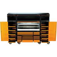 MEGAMOD Mechanics Tool Set in Premium Modular Foam Trays with Tool Storage & Shop Equipment, 1858 Pieces TGS INDUSTRIEL