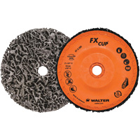 Brosse-boisseau FX, 4-1/2" dia., Oxyde d'aluminium TGS INDUSTRIEL