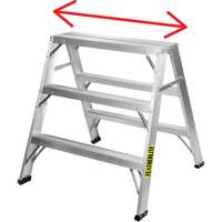 Chevalet de sciage industriel, 2' ha x 31,9375" la x 23,50" pr, Capacit&eacute; de 300 lb, Aluminium TGS INDUSTRIEL