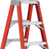 6600 AA Series Industrial Extra Heavy-Duty 2-Way Stepladders, Fibreglass, 375 lbs. Capacity, 4' TGS INDUSTRIEL