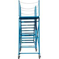 Snow Ladder, Steel, 10 Steps, 99" H, 85-1/2" D, 48" Step, Serrated TGS INDUSTRIEL