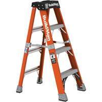 Step Ladder, 4', Fibreglass, 375 lbs. Capacity, Type 1AA TGS INDUSTRIEL