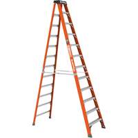 Step Ladder, 12', Fibreglass, 375 lbs. Capacity, Type 1AA TGS INDUSTRIEL