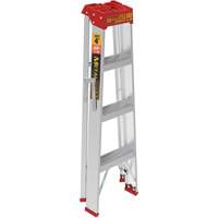 Step Ladder, 4', Aluminum, 200 lbs. Capacity, Type 3 TGS INDUSTRIEL