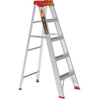 Step Ladder, 5', Aluminum, 200 lbs. Capacity, Type 3 TGS INDUSTRIEL