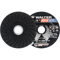 Meules &agrave; tronçonner renforc&eacute;es Zip+ pour meuleuse &agrave; angle droit, 4-1/2" x 1/16", Arbre de 7/8", Type 1, Alumine de zirconium, 13 300 Tr/min TGS INDUSTRIEL