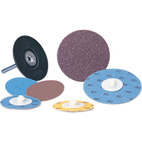Standard Abrasives Quick-Change Disc, 2" Dia., 36 Grit, Aluminum Oxide TGS INDUSTRIEL