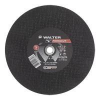Meule &agrave; tronçonner rapide en acier inoxydable Portacut, 14" x 1/8", Arbre de 7/8", Type 1, Oxyde d'aluminium, 5400 Tr/min TGS INDUSTRIEL