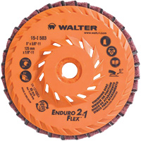 Meule &agrave; lamelles Enduro-Flex 2-in-1, 5" x 5/8"-11, Grain 80, C&eacute;ramique TGS INDUSTRIEL