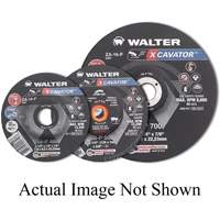 Meule XCAVATOR, 4-1/2" x 1/4", Arbre 5/8"-11, Zirconium, Type 27 TGS INDUSTRIEL