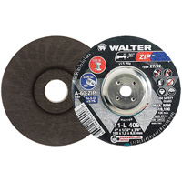Zip Cutting and Grinding Wheel, 4" x 1/32", 3/8" Arbor, Type 27, 60 Grit, Aluminum Oxide TGS INDUSTRIEL