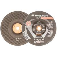 Disque de meulage et tronçonnage HP, 6" x 1/4", Arbre 5/8"-11, Oxyde d'aluminium, Type 27 TGS INDUSTRIEL