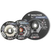 Disque pour meulage et tronçonnage STAINLESS, 4-1/2" x 1/4", Arbre de 5/8"-11, Type 28S, Oxyde d'aluminium, 13 300 Tr/min TGS INDUSTRIEL