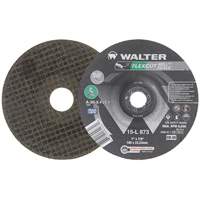 FLEXCUT MILL SCALE Grinding Wheel, 7", 36 Grit, Aluminum Oxide, 7/8", 8600 RPM, Type 29 TGS INDUSTRIEL