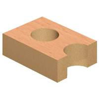 Forets pour trou de passage &agrave; pointes au carbure, Diam&egrave;tre de 2/5" TGS INDUSTRIEL