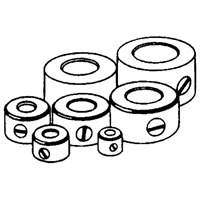 Ensemble de 5 collets de but&eacute;e &agrave; r&eacute;glage de profondeur TGS INDUSTRIEL