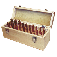 Jeu de fraises cylindriques deux tailles TGS INDUSTRIEL