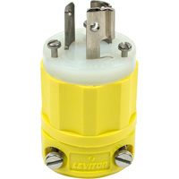 2-Pole 3-Wire Grounding Locking Plug, Nylon, 15 Amps, 250 V, L6-15P TGS INDUSTRIEL