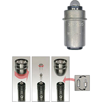 Mini&reg; Flashlights, LED, 97 Lumens, AA Batteries TGS INDUSTRIEL