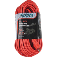 Cordon rallonge en vinyle, Ext&eacute;rieur, SJTW, AWG 14/3, 15 A, 3 prise(s), 50' TGS INDUSTRIEL