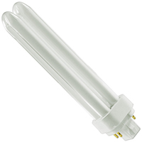 Compact Fluorescent Lamps, T4, 26 W, 4100 K, G24Q-3 Base, 12000 hrs. TGS INDUSTRIEL