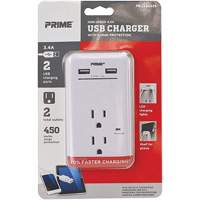 Chargeur USB Prime avec protection contre la surtension TGS INDUSTRIEL
