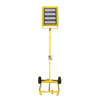 Chariot d'&eacute;clairage &agrave; t&ecirc;te unique avec treuil, DEL, 200 W, 30000 lumens, Boîtier en Aluminium TGS INDUSTRIEL