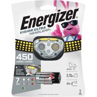 Lampe frontale industrielle Vision Ultra, DEL, 450 lumens, 2 hres de fonctionnement, piles AAA TGS INDUSTRIEL