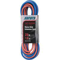 TPE-Rubber Extension Cord with Light Indicator, All-Weather, SJEOW, 14/3 AWG, 15 A, 3 Outlet(s), 25' TGS INDUSTRIEL